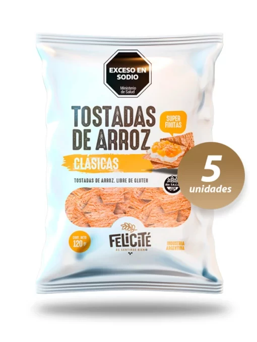 Tostada de arroz Clásica 120gr.