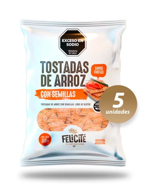 Tostada de arroz Multisemilla 110gr.