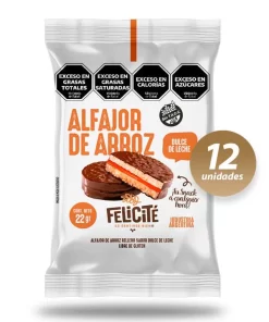 Alfajor de arroz Dulce de leche x 23gr