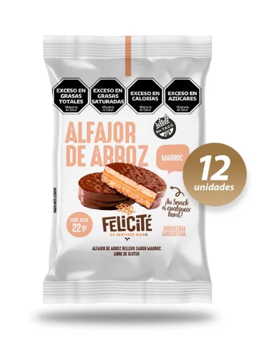 Alfajor de arroz Marroc x 23gr