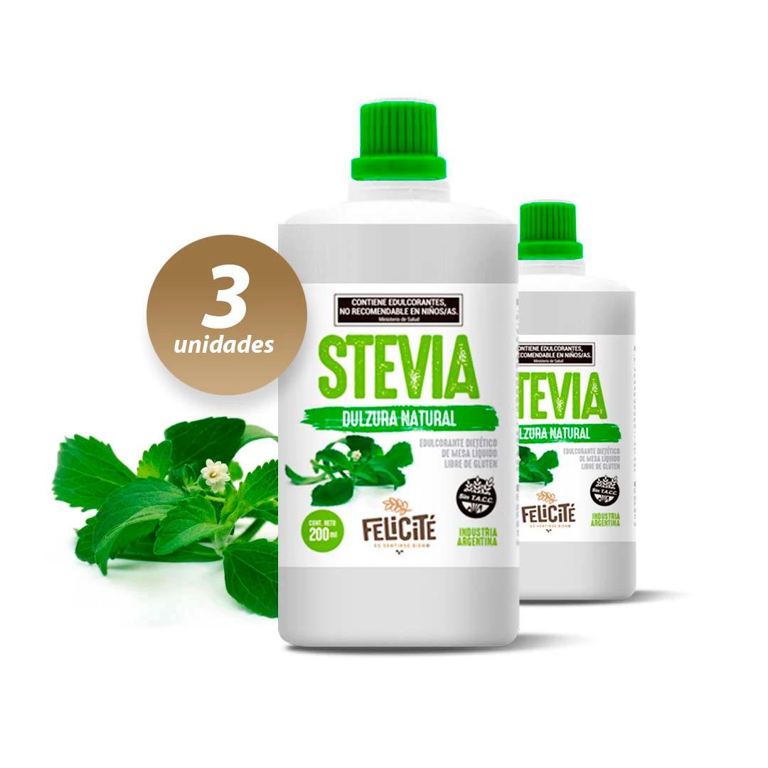 Edulcorante Stevia liquido 200cc.