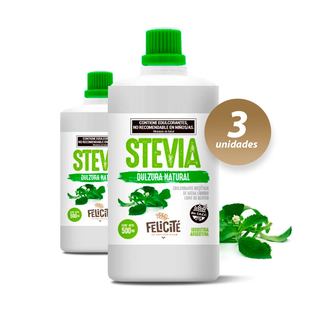 Edulcorante Stevia liquido 500cc.