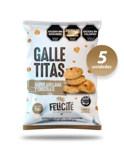 Galletita avellanas y chocolate x 200gr
