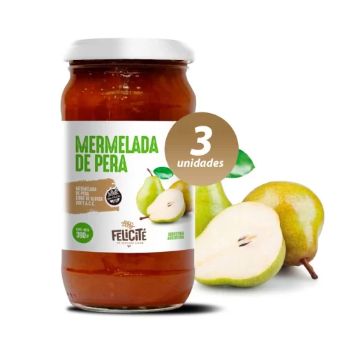 Mermelada de pera light x 390gr